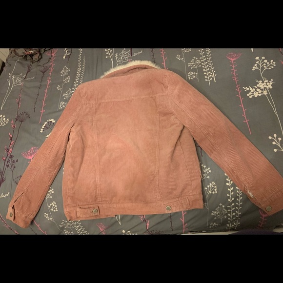 Blush Pink Corduroy Jacket - Picture 5 of 5